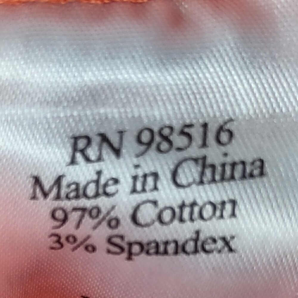 Coldwater Creek Women's Orange Cotton Capri Pants With Pockets Size 8 - Picture 10 of 11